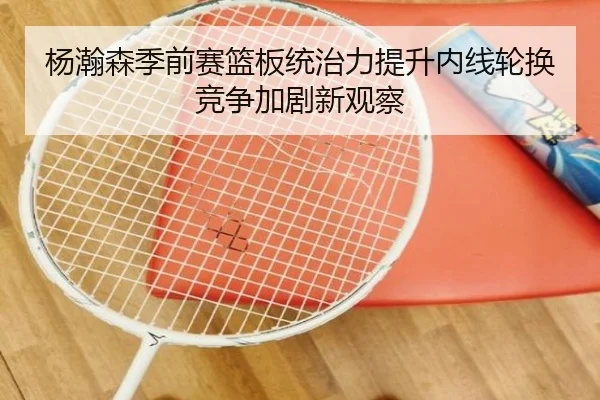 杨瀚森季前赛篮板统治力提升内线轮换竞争加剧新观察（yaxin）